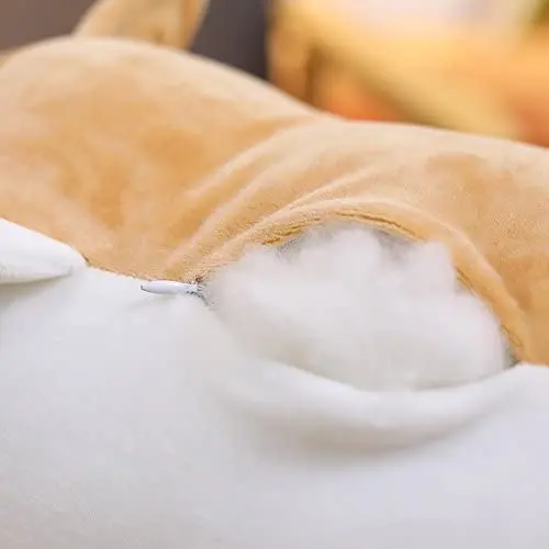 Cheap High Quality Plush Corgi Dog Stuffed Animals Toys Butt Shaped Plush Throw Pillows Plush Toys