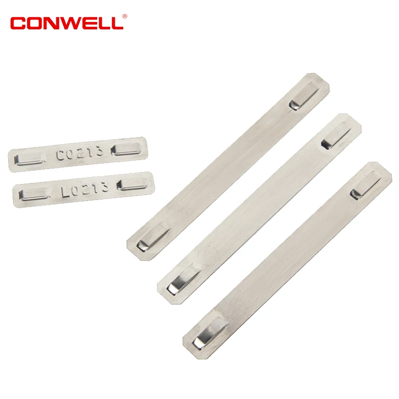 Маркеры для кабелей из нержавеющей стали с прорезями кабельных