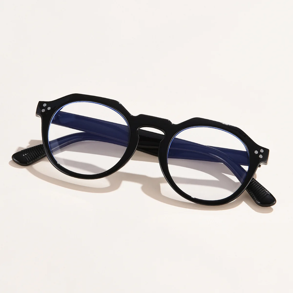 Vintage design custom logo printing anti blue light blocking glasses square frame eyeglasses frames 2022