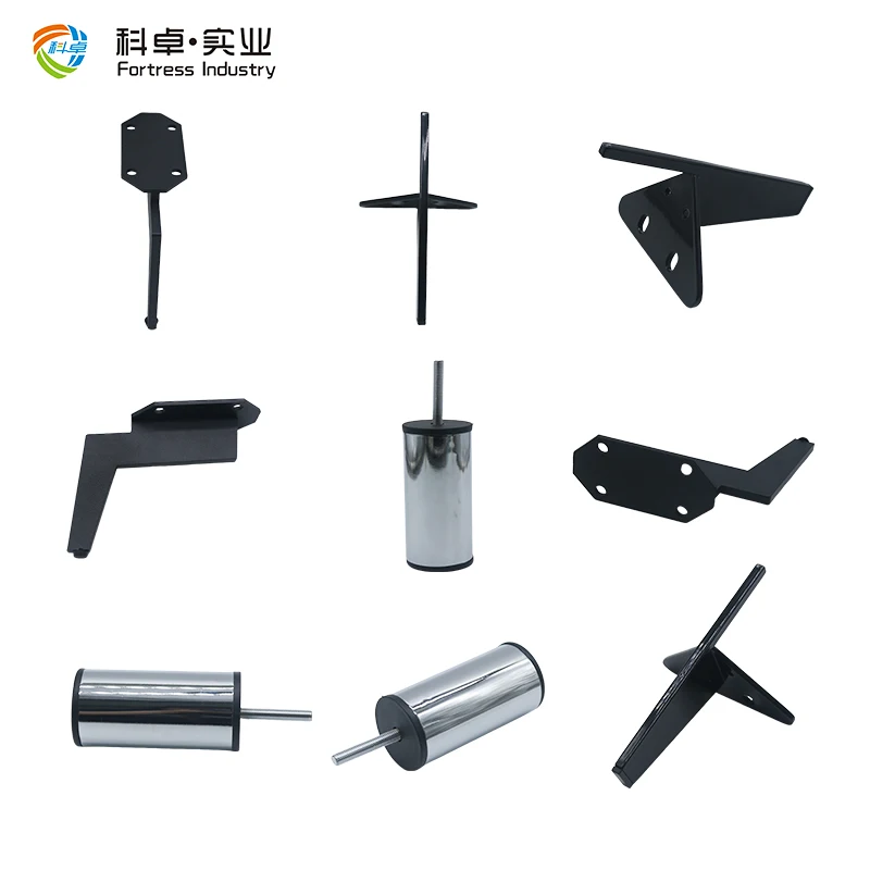 High Quality Selected Cylindrical Reinforced Sofa Cabinet Legs Hardware Furniture Accessories Metal Thickened Sofa Bracket Legs