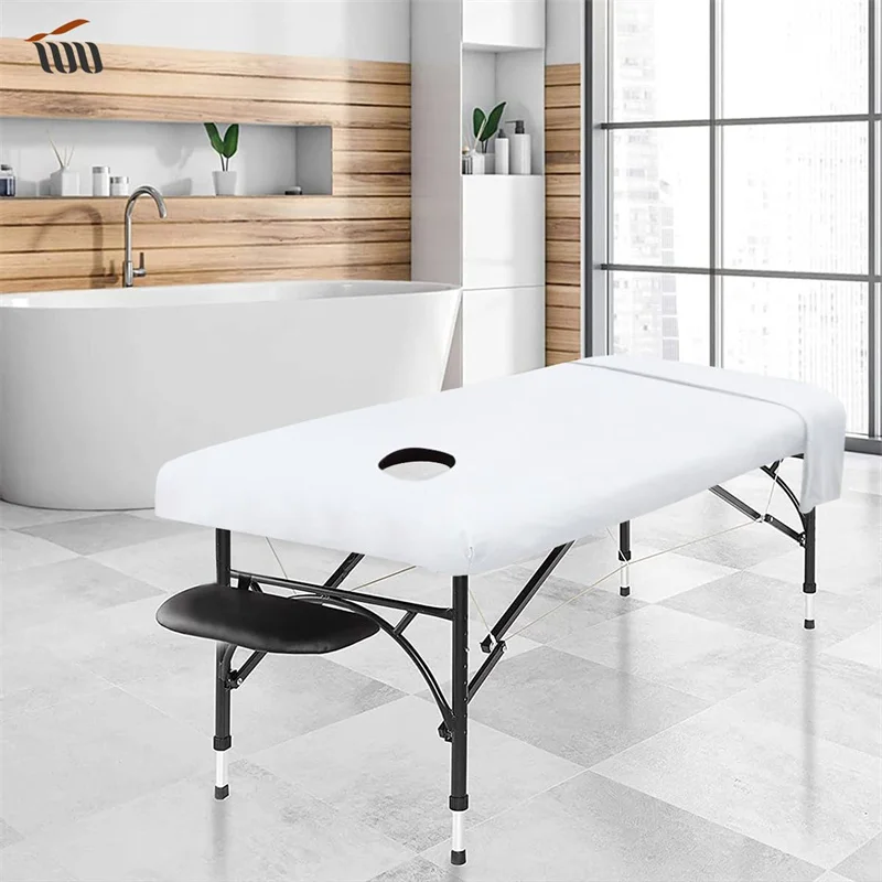 home Beauty Centre Nonwoven Disposable Wholesale Bed Sheets Manufactures In China hole