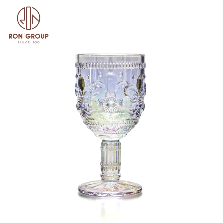 china high end handmade crystal cup pink giant glass stemless wine glasses