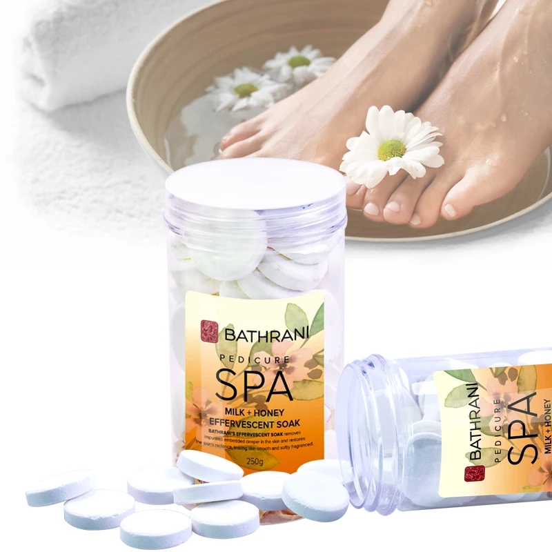 Hot Selling Professional Foot Care Cleaning and Softening Keratin Layer Foot Bath Effervescent Tablet