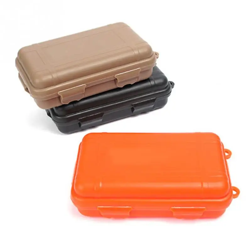 Plastic waterproof EDC survival box tactical tools small outdoor survival kit shockproof box
