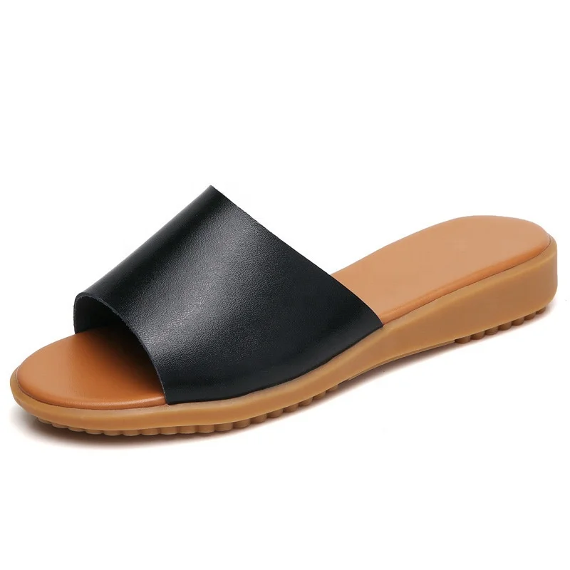Hot sale chinese slippers loafers womens shoes flat sandals for women and ladies