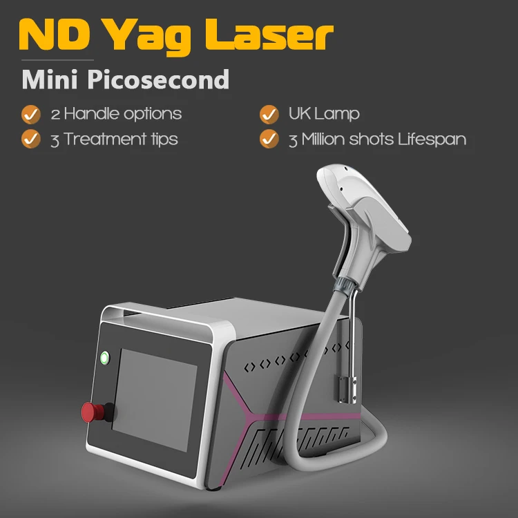 Mini Nd Yag Laser Type and Yes Q-Switch nd yag laser tattoo remove carbon peeling machine