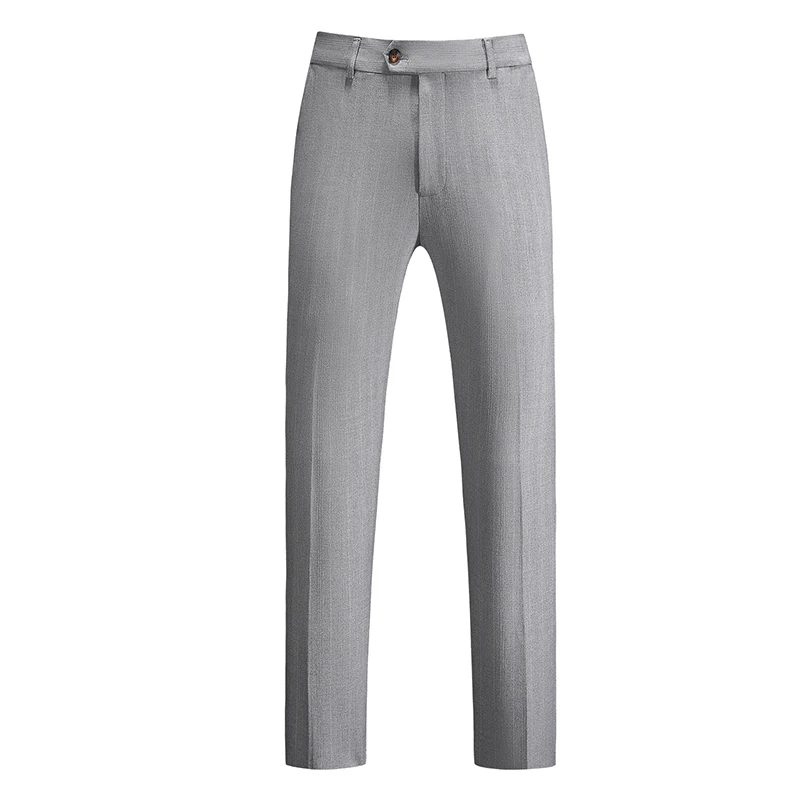 Regular Classic Fit Mens Double Breasted Suit Business Men Slim Fit Blazer Pant Vest Suit OEM Custom Flat Front Zipper Fly Woven