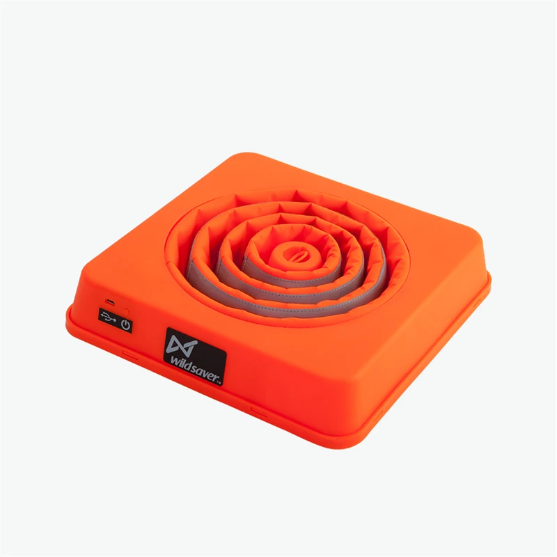 Factory Outlet Traffic Safety Cones Flexible 41~70cm USB Rechargeable Collapsible Road Work Cones with Solar Charging Panel