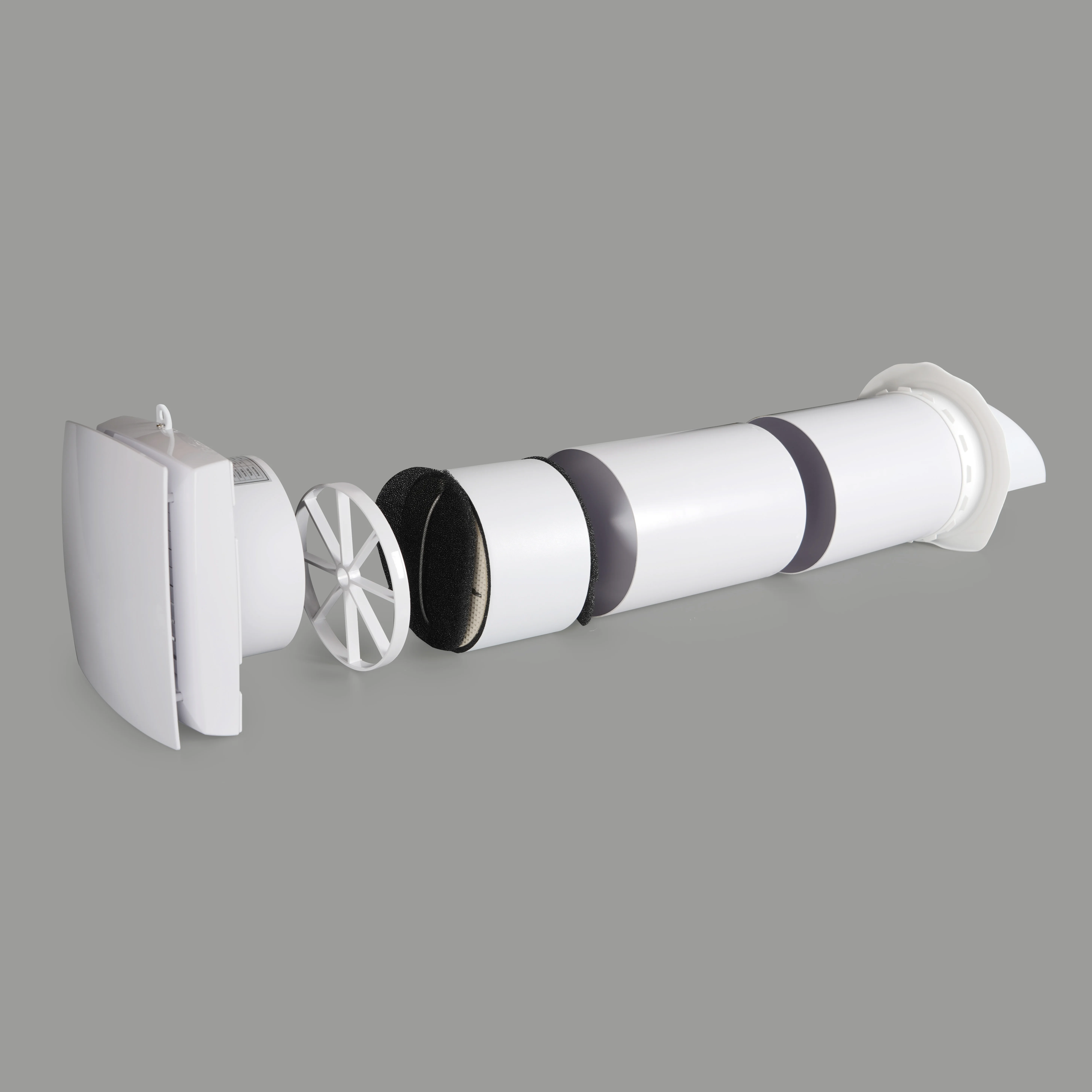 Энергосберегающие Настенный вентиляции воздуха воды Теплообменный аппарат 64CMH спальня аэрационный проем блок