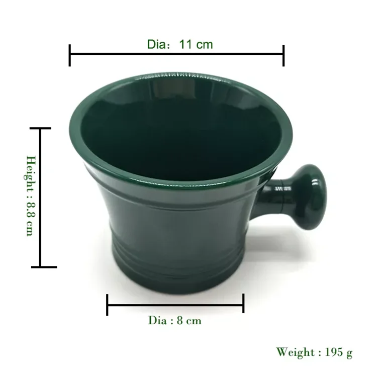 Diri New Synthetic Badger Shaving Brush Durable acrylic Resin Handle Travel Brush