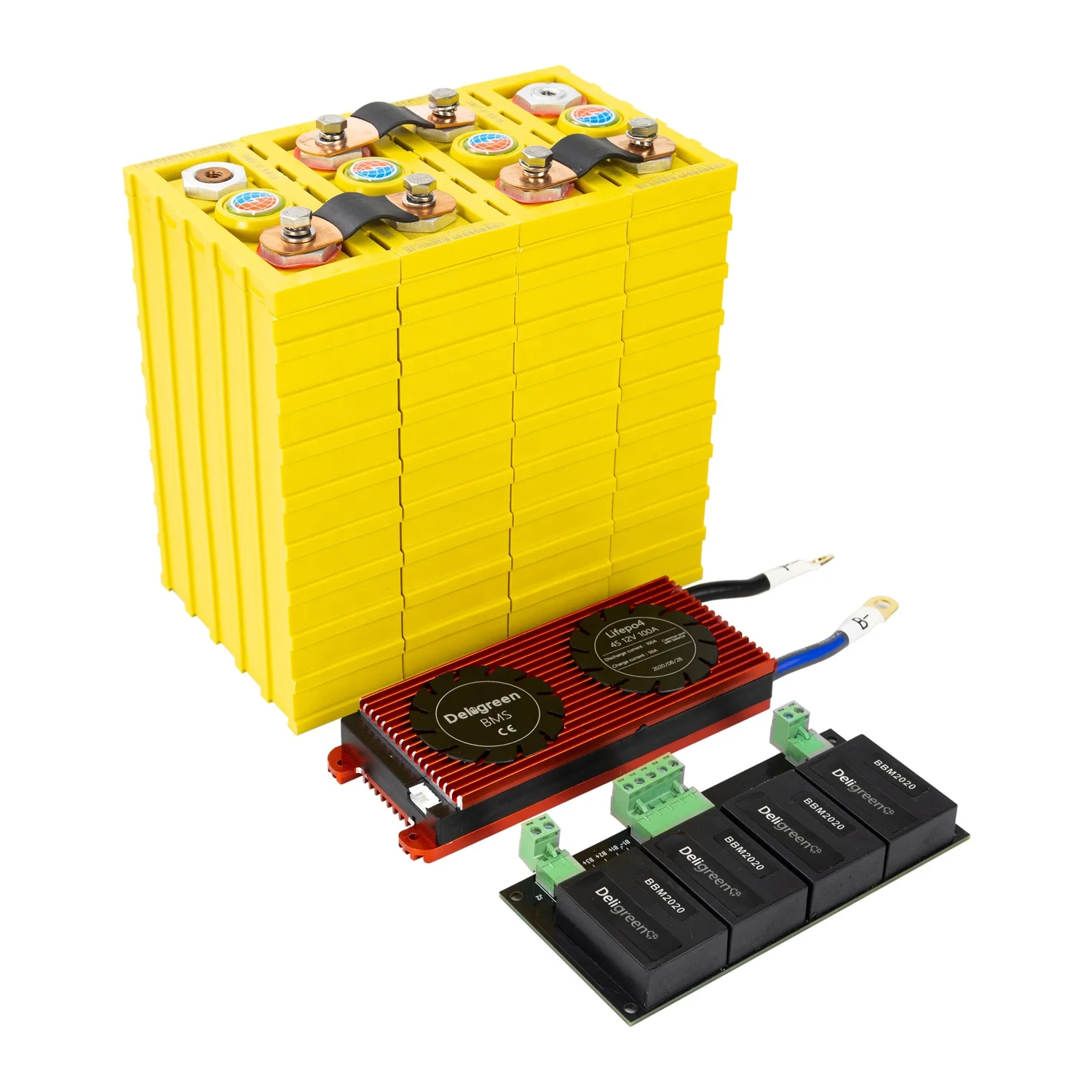 High Quality Lithium Battery 40AH Lifepo4 Batterie Winston Yellow Shell Solar Battery Storage