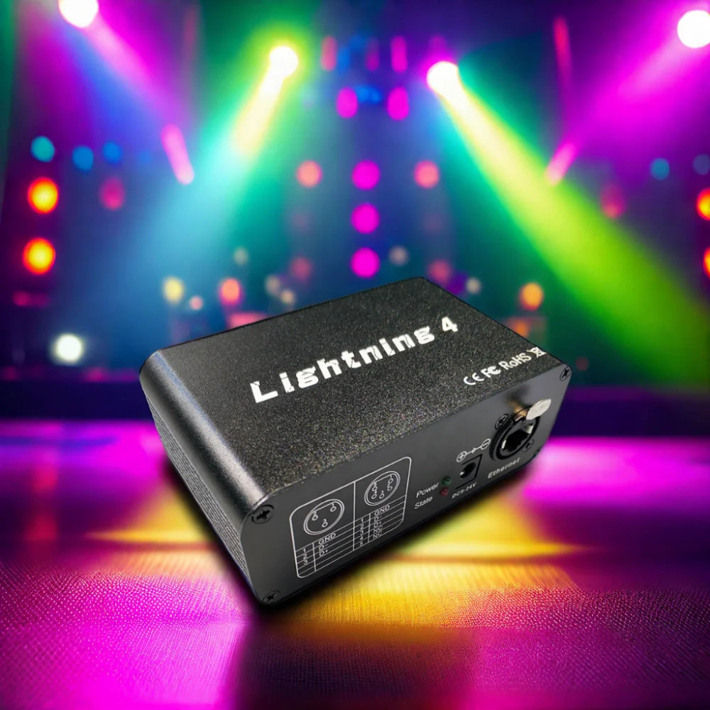 Mini DMX Controller 24V Wired LED Decoder ROHS Certified Manual Mode DMX Lighting Dimmer Solution 4 Channel Output