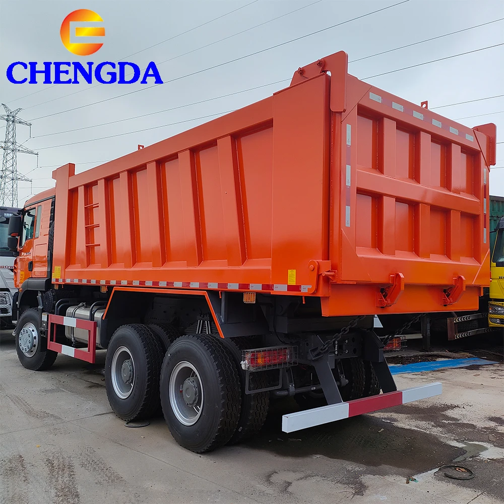 New Howo 6x4 T7 Cargo Dump Truck with 400hp 420hp Steel Semi-Trailer 400hp 420hp Howo Truck Trailers