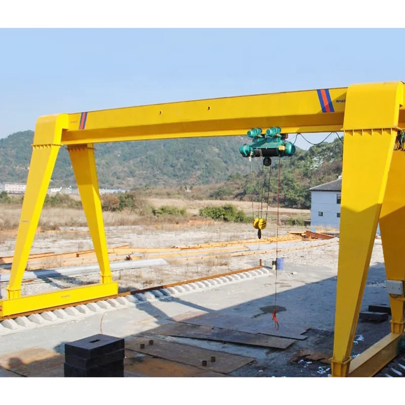 20 ton a frame crane outdoor steel pipe handling single beam gantry crane Electric hoist