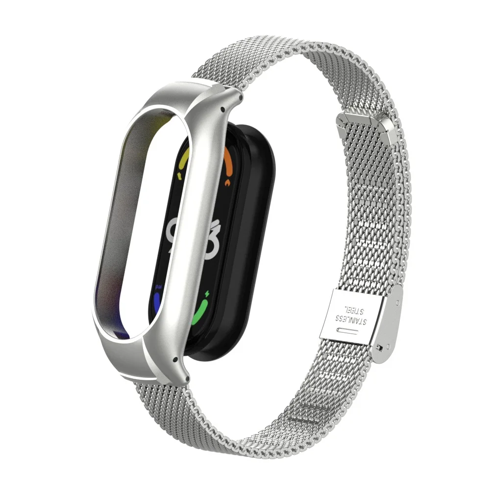 Watch Metal Stainless Steel Strap For Xiaomi Mi Band 7 Miband 7