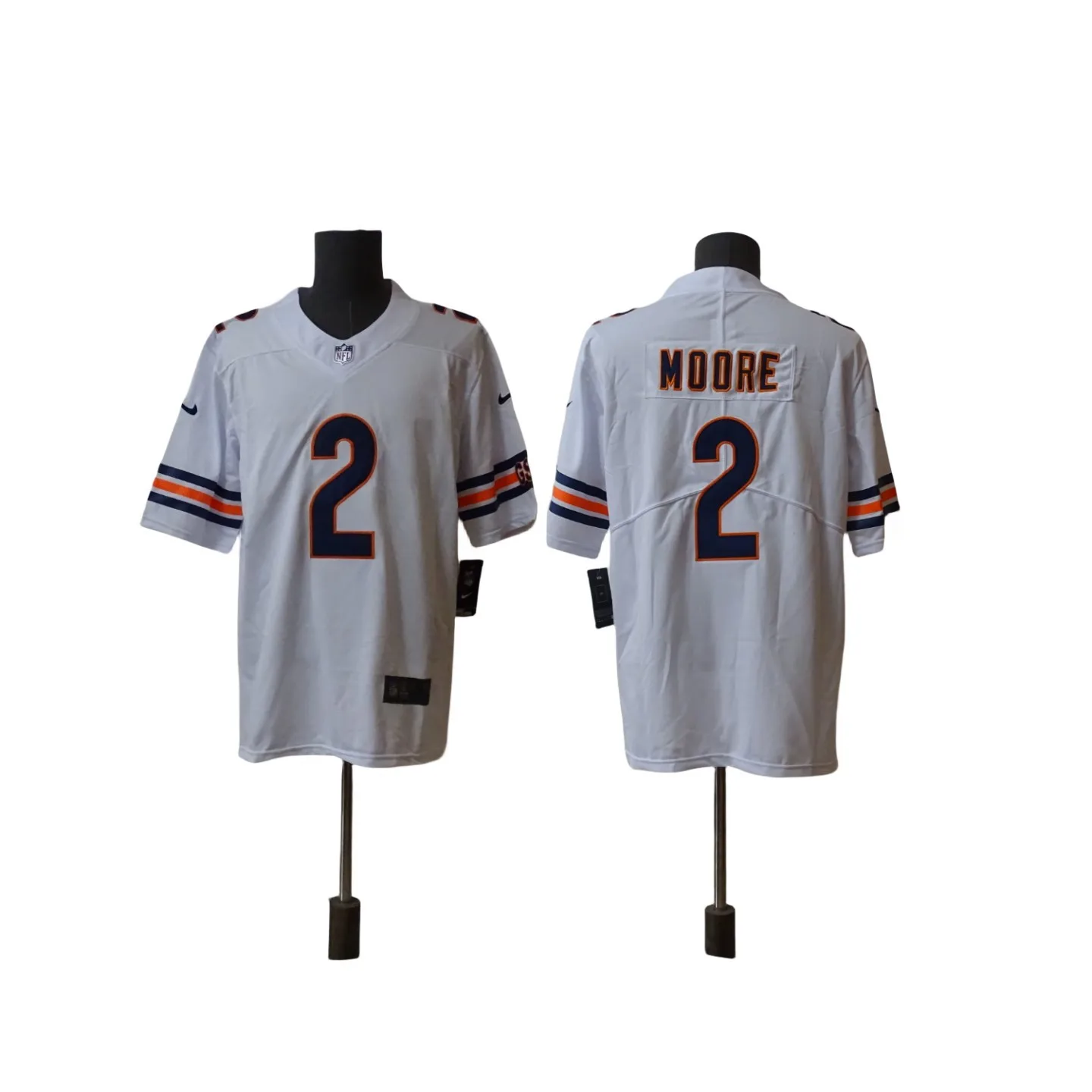 NFL Unisex Soccer Football Jerseys Plus Size Breathable Embroidery Rams Bears Texans Colts Packers Adults Sports Enthusiasts
