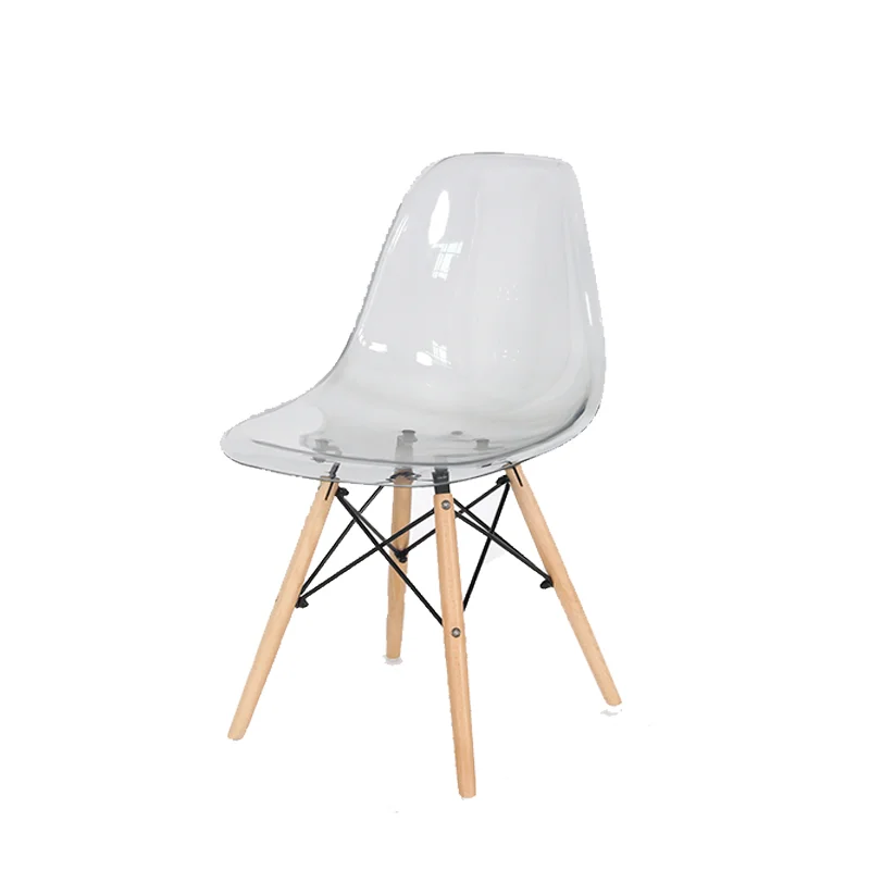 Factory Directly Supply China Design Wholesale Mat Transparent Chair Plastic Dining Chairs