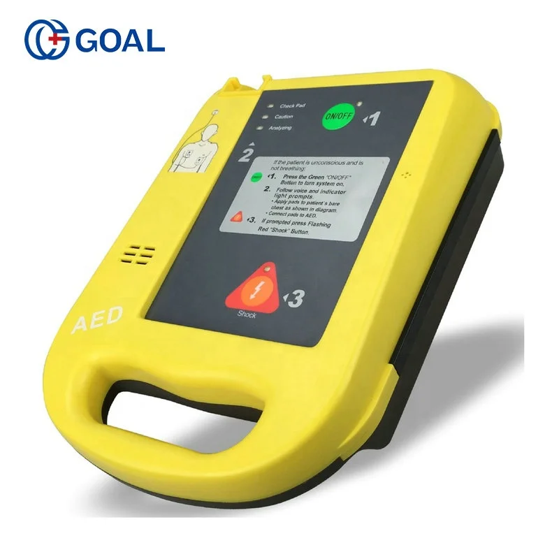 Оптовая продажа, новейший дешевый Бифазный Автоматический Портативный Автоматический Внешний Дефибриллятор