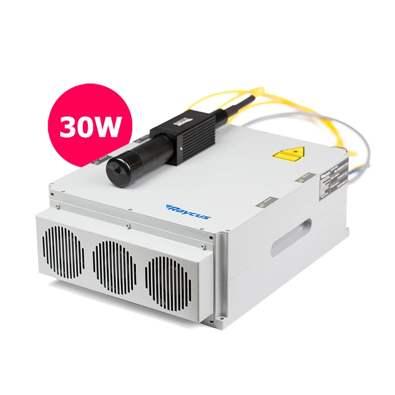 
30W Raycus Q Switch Fiber Laser Source 1064nm Laser Generator for Laser Marking Engraving Machine Parts 