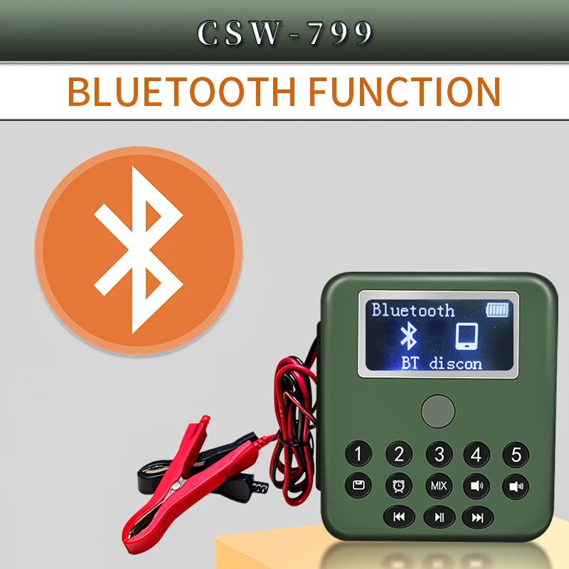 Cssiwe 2023 New Arrival Multisound Electronic Decoy bird Song Bird Caller with Remote Control for Hunting