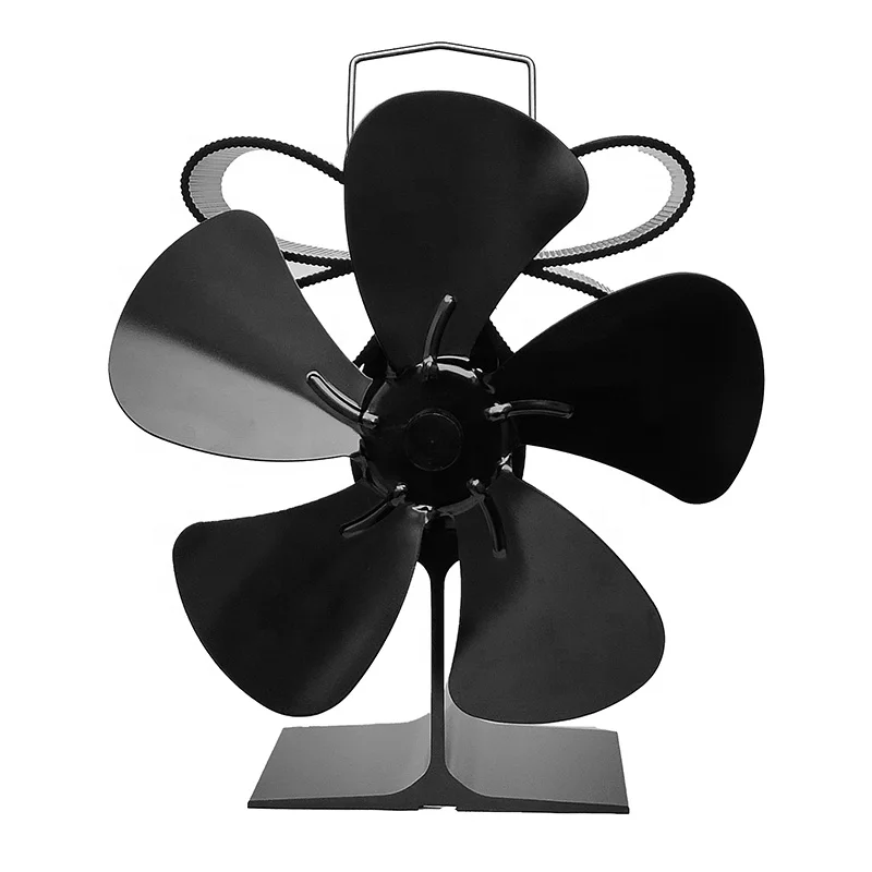 Factory supply Fireplace fan with Heat powered Aluminum alloy fan