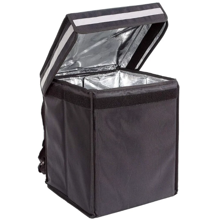 Waterproof Large Capacity Insulated Food Pizza Delivery Backpack For Eats Doordash Postmates Or Groceries
