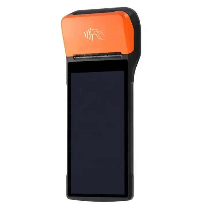 Подержанный Pos V2pro мобильный ручной терминал, производитель, сенсорный экран Pos с принтером, платежная машина d Android Pos система