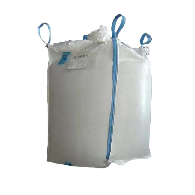 Jumbo bulk big bags are used for cement fertilizer animal feed and food materials  PP  woven bags with four stong loops