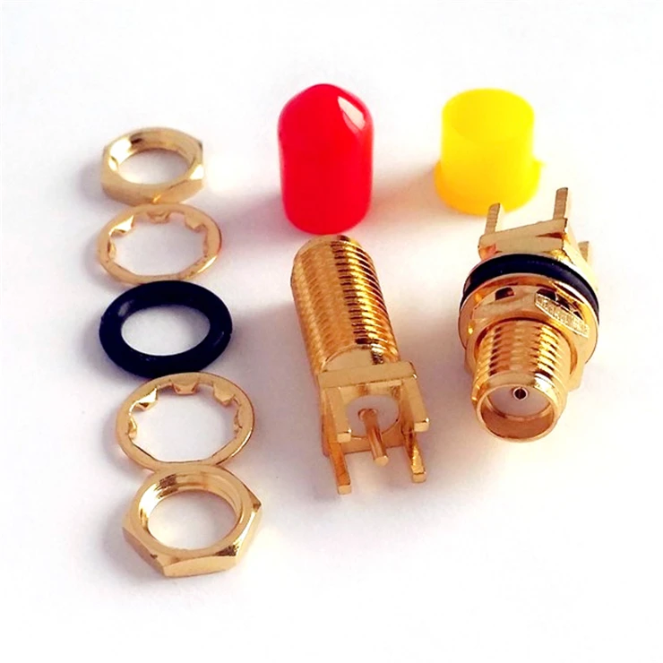 Factory direct antenna seat SMA-KE female seat extended PCB installation straight tooth length 14.4mm total length 20mm