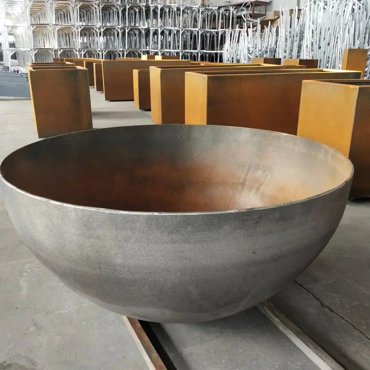 500mm to 2000mm Metal Hemisphere Sphere Steel Hollow Half Ball For Fire Pits