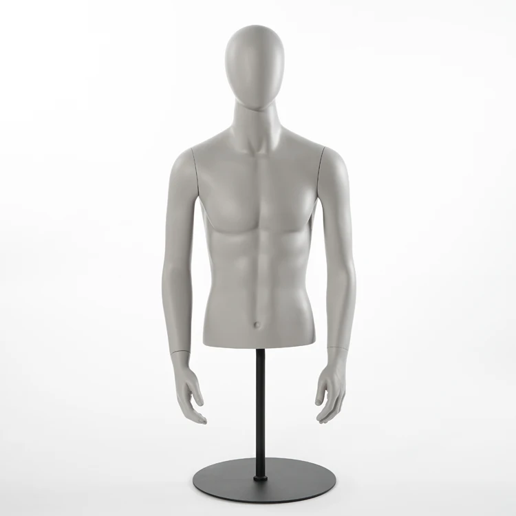 fiberglass upper body male mannequin male torso display mannequin