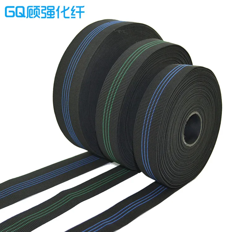 4.1Cm Width Elastic Band For Sofa Playground Jumper Bungee Elastic Strap