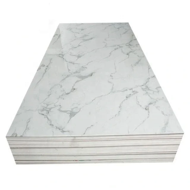 4mm pvc marble sheet uv marble wall boards pvc marble alternative for wall decor
