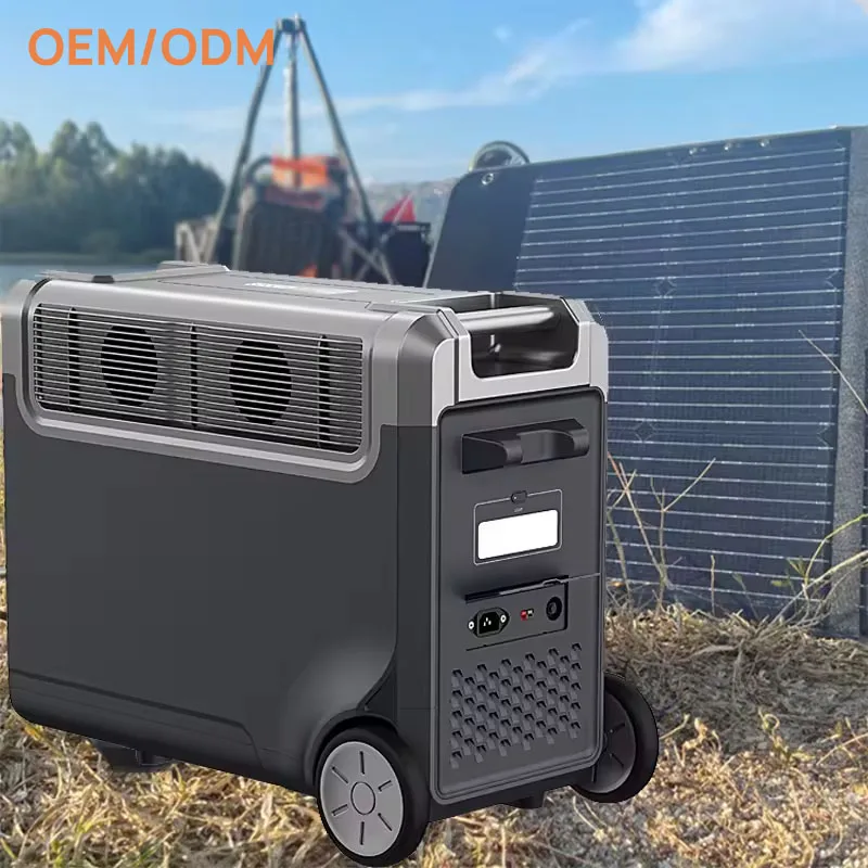 EZ3600 3600 Вт/3840Wh безопасный Аккумулятор Lifepo4 солнечный генератор портативная электростанция с солнечной панелью для наружного или кемпинга