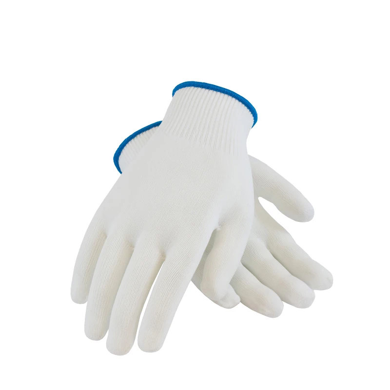 Best Quality 10 Gauge Bleached White Cotton Gloves Hard-Wearing Anti-Slip and Breathable Safety String Knitted Gloves