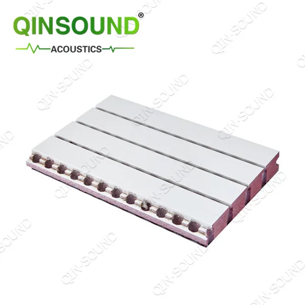 Recording Studio Soundproofing Fireproof Material Sound Insulation Floor Grooved Acoustic Panel