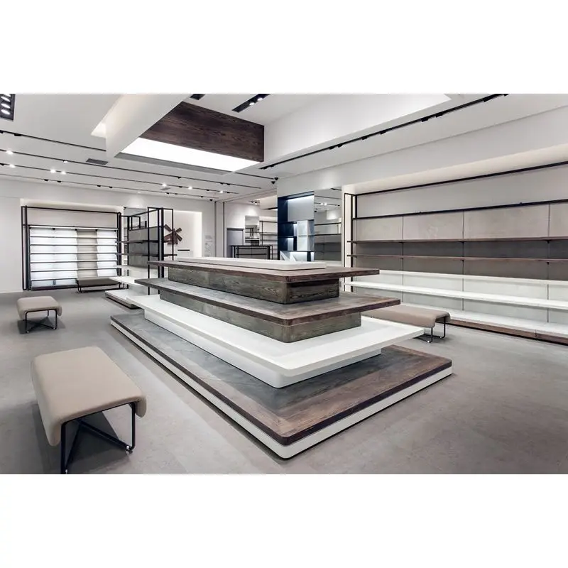 High End Wood Socks Wall Unit Display Cabinet Shelf