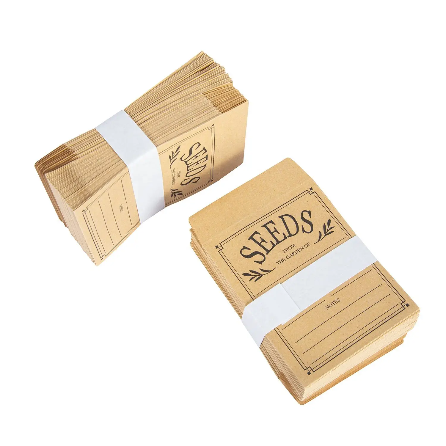 High Quality Custom 8x10 cm Self Sealing Small Mini Home and Garden Use Seeds Bag Packet Kraft Paper Seed Envelope