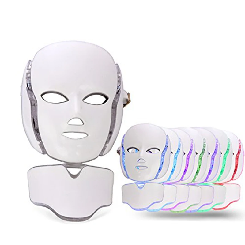 
7 Color LED Light Therapy Facial Mark With Skin Rejuvenation Anti Aging Whitening beauty device  (1600305867764)