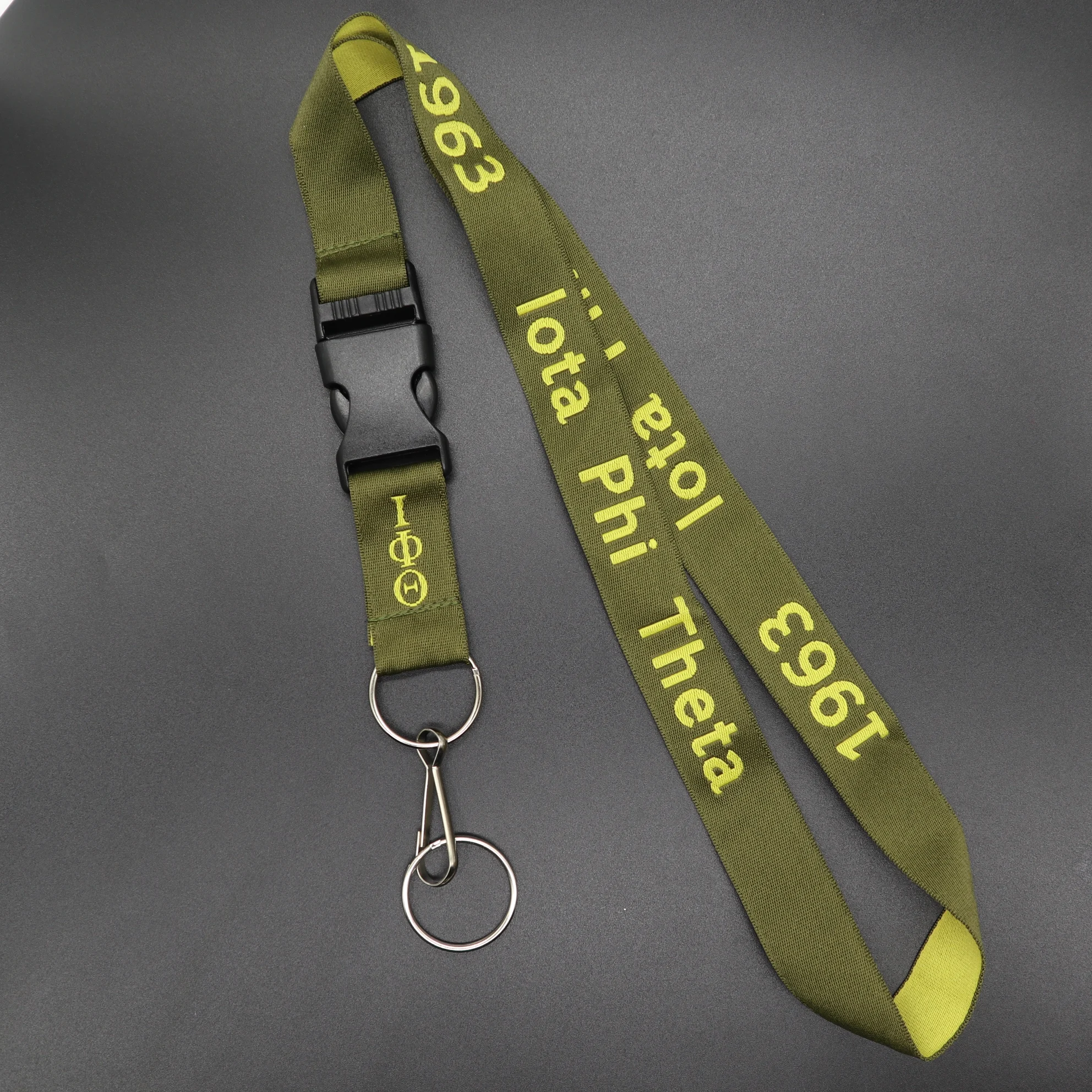 All Groups Sorority Greek Letters Woven Lanyard Sigma Gamma Rho 100 Year Embroidery Lanyard