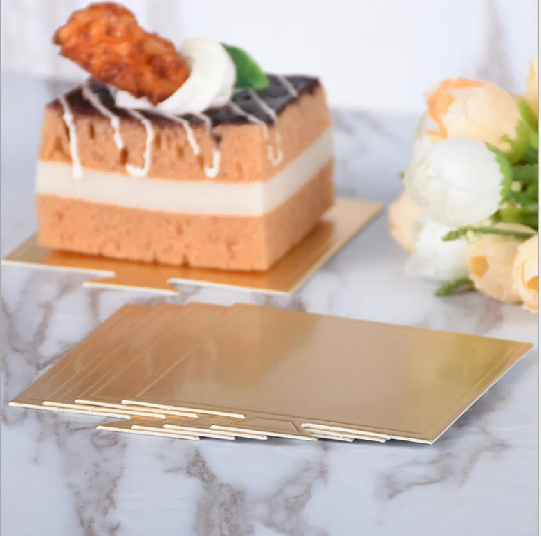 2021 new gold cake boards stand board heart shaped for