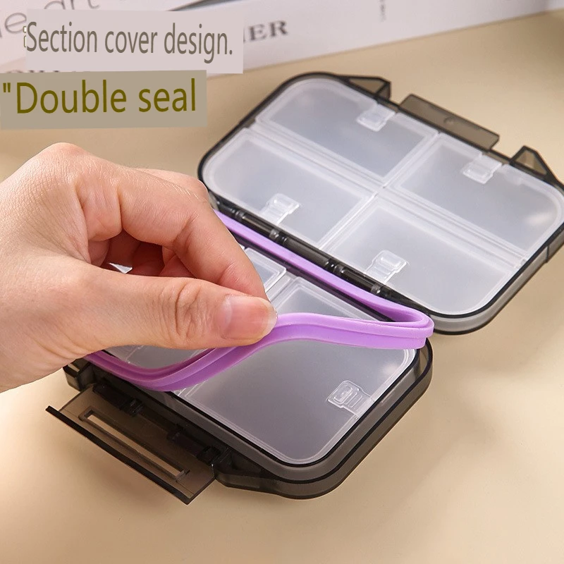 10 grids pill cases waterproof container box portable pocket holder dispenser for different medicines
