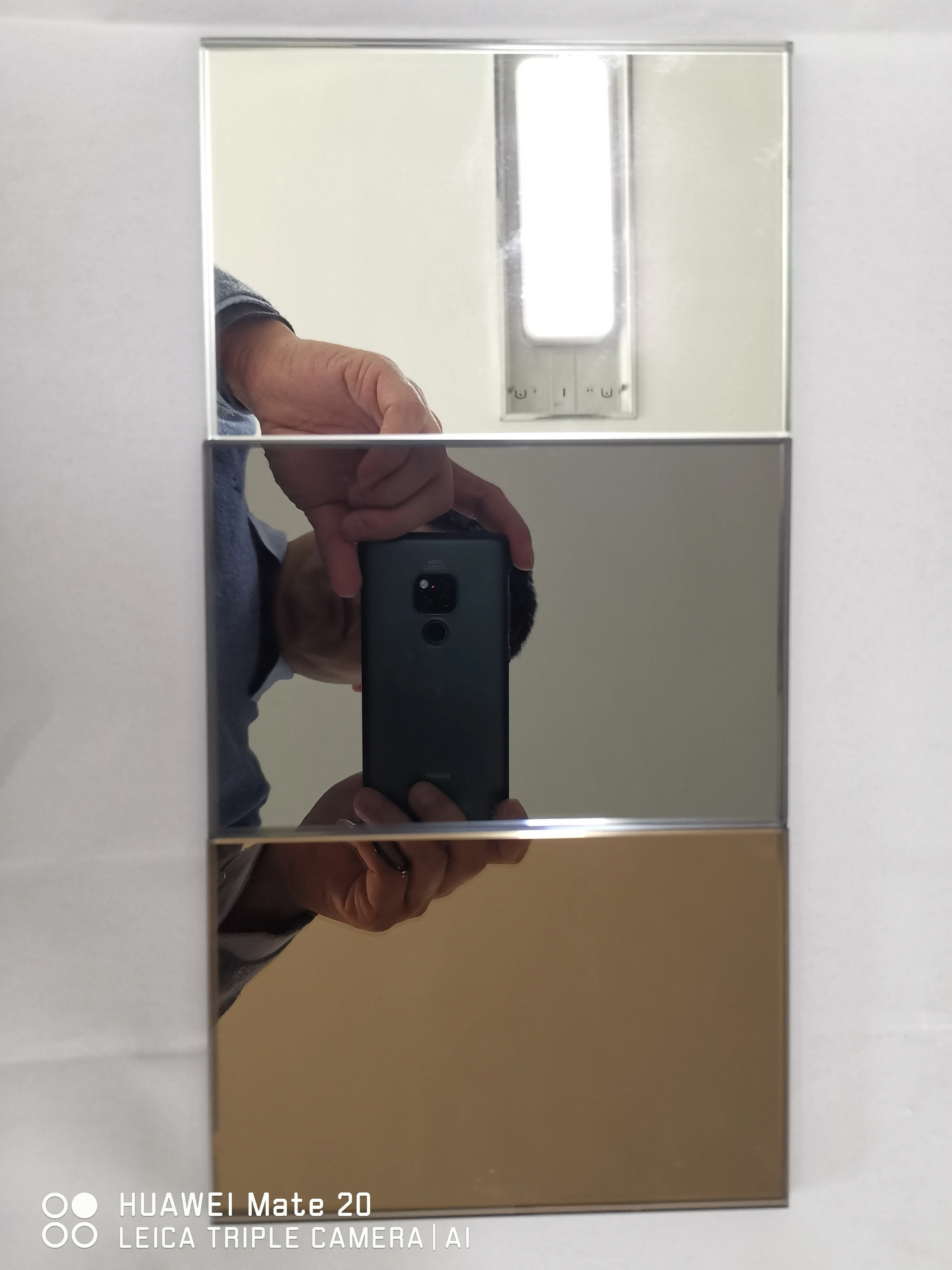 4mm 5mm 6mm Thick Silver Coated Euro Bronze Gold Tinted Mirror Glass for Sliding Door