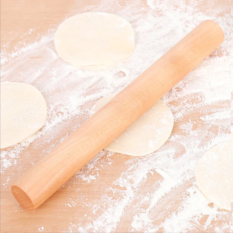 40cm Wooden Rolling Pin Beech wood Rolling Pin