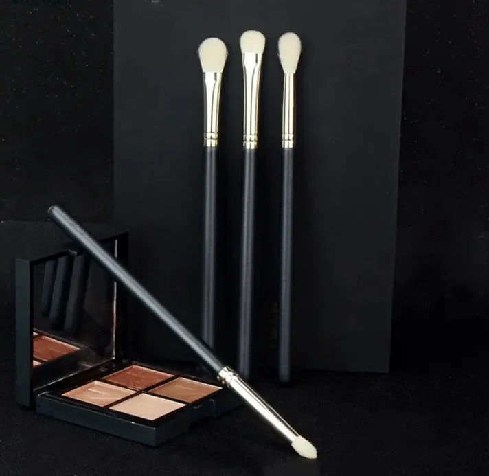 Wholesale eyeshadow eye make up brushes cruelty free natural hair animal hair luxury vegan professional goat hair makeup brushes