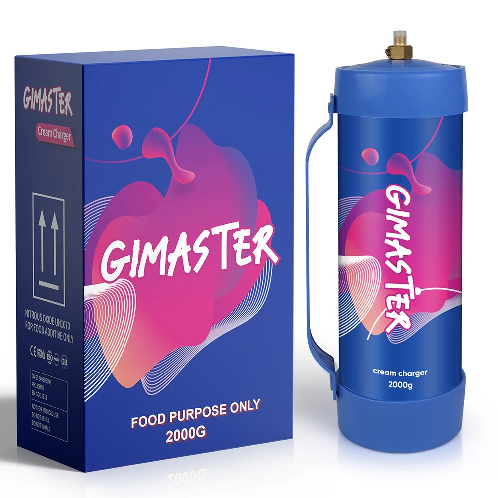Gimaster Whipped Cream Chargers 3.3L  Cream Whipping 2000g Suitable for Cafes & Bakeries