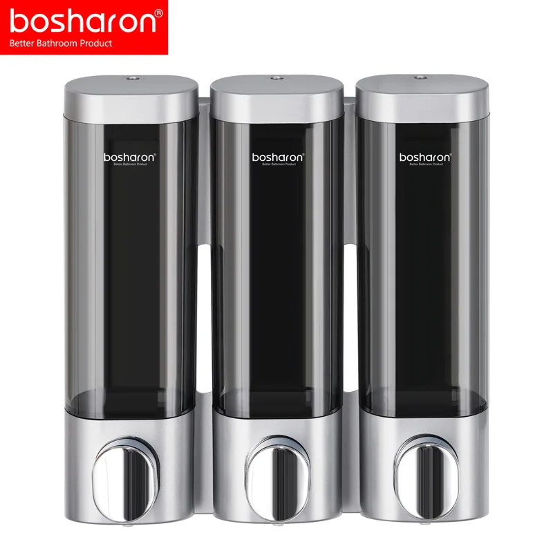 Top Abs Plastic Dispensador De Jabon Wall Mounted Refillable Manual Liquid Gel Hand Sanitizer Alcohol Shampoo Soap Dispenser