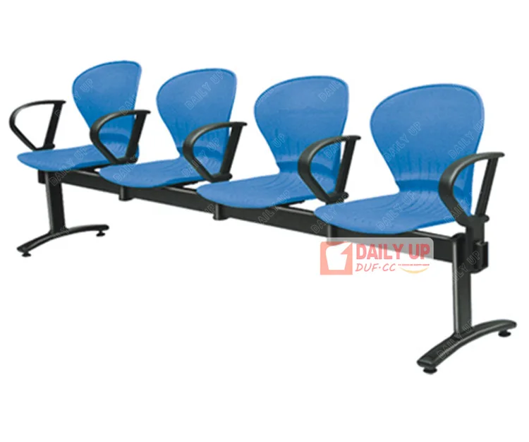 4 Seat Clinic Waiting Chair Sturdy Public Station Seat with Armrest Hospital Waiting Chairs