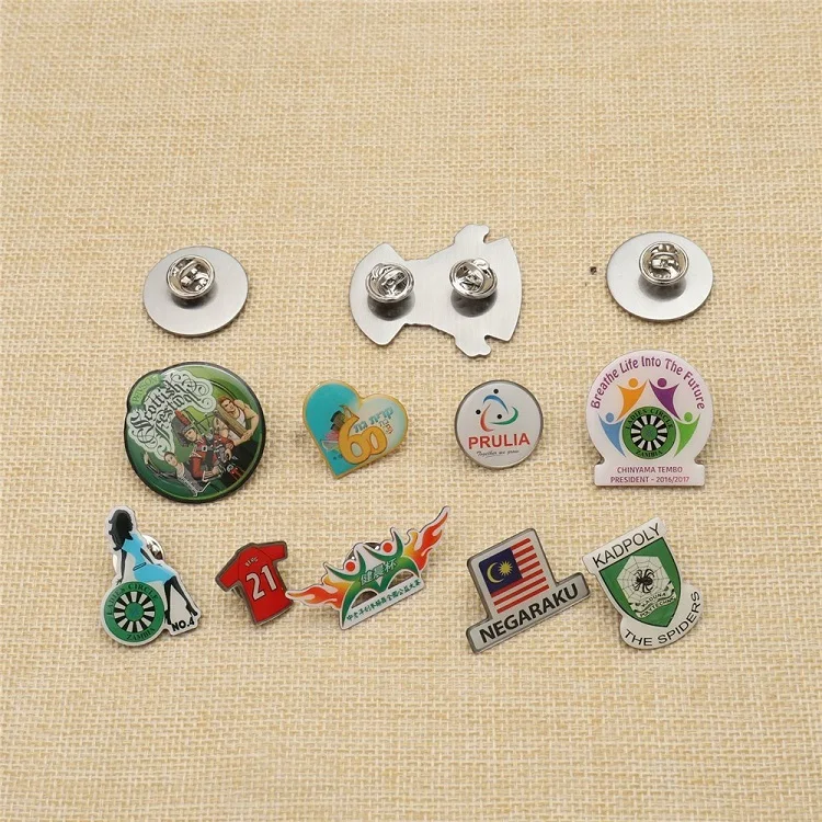 Factory Cheap Long Needle Bulk Animal Cute Anime Kpop Metal Souvenir Badge Hard Pride Custom Logo Soft Lapel Enamel Pin