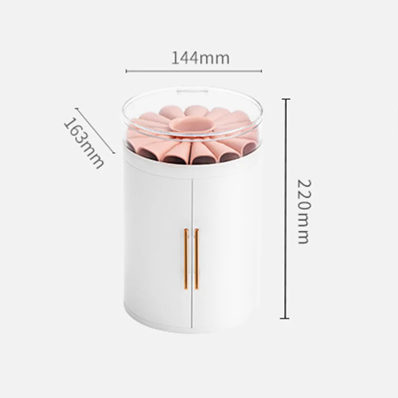 Five - layer cosmetics storage box multi - function double - open table top transparent high - grade jewelry box